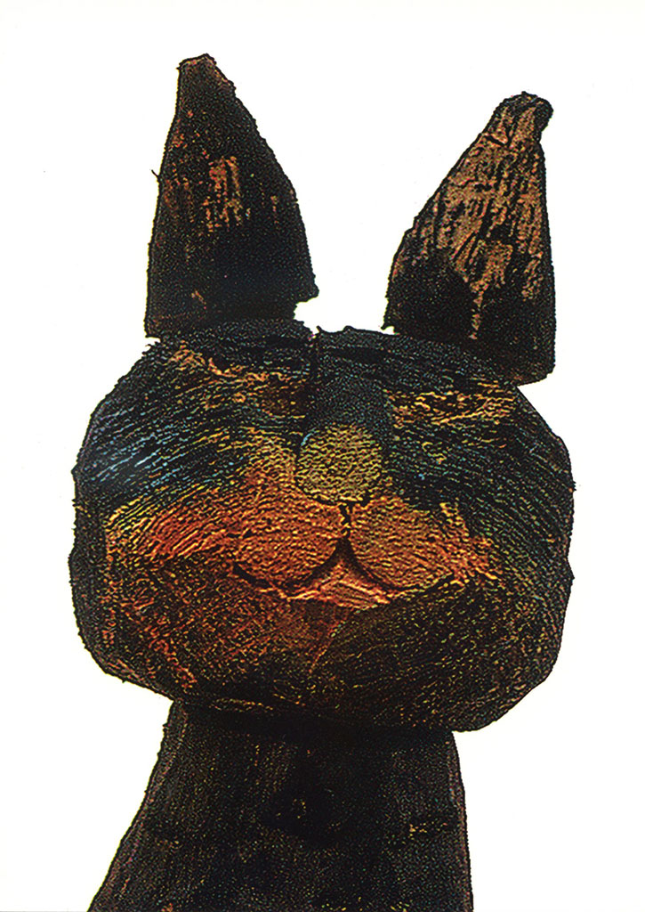 Rzeźba Cazrny Kot - Józefa Wilkonia