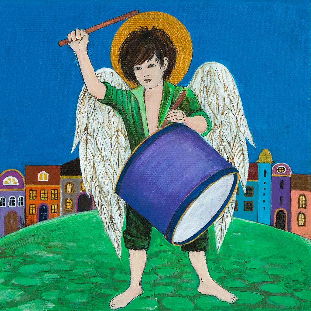 Anioł na Komunię – Anioł Grający na Werblu