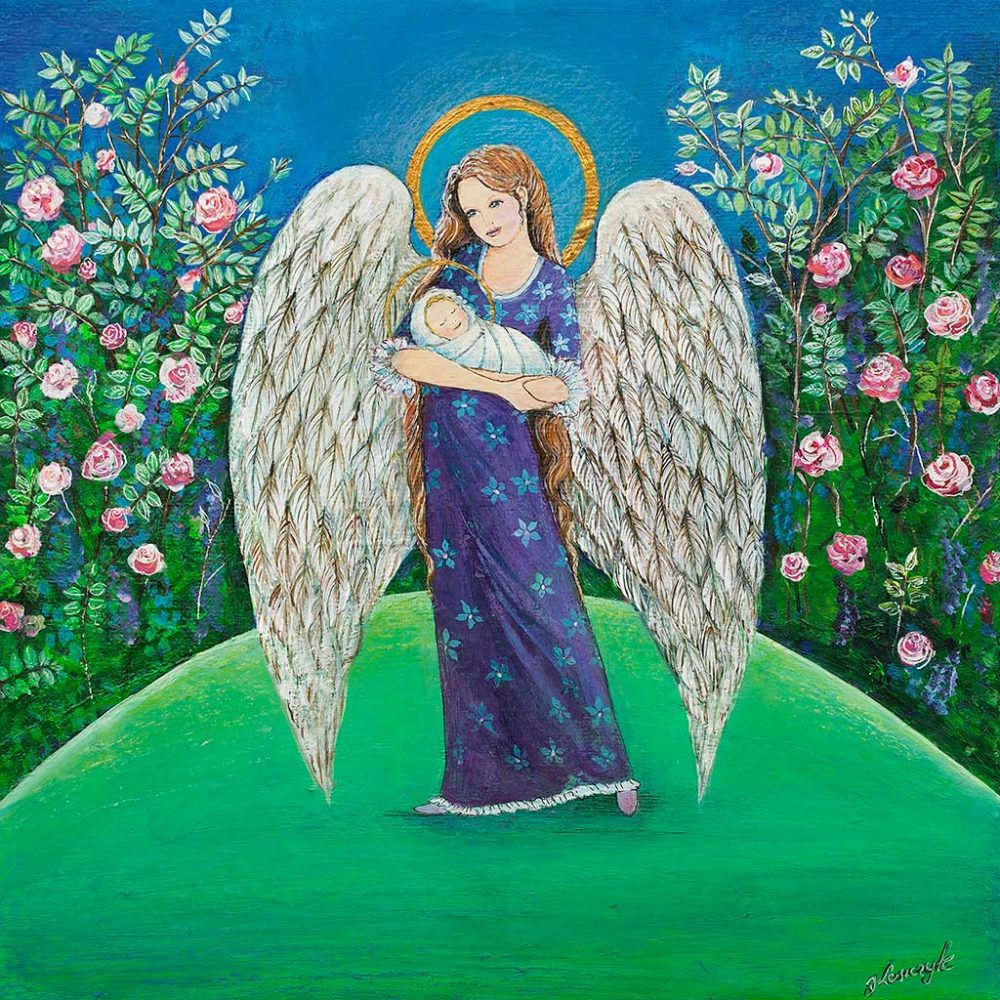 Anioł Malowany na Komunię