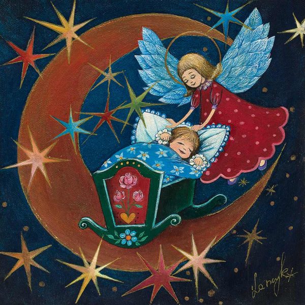 Anioł na prezent dla Dziecka - obraz na płótnie